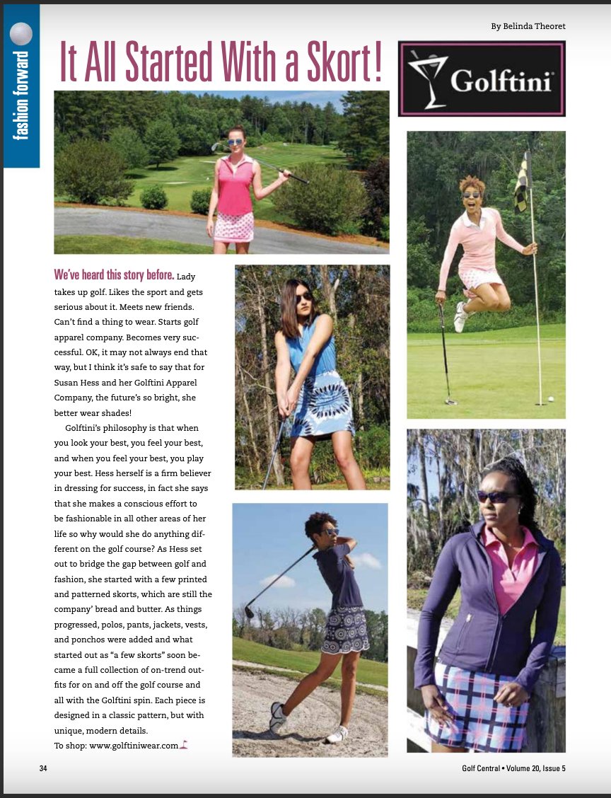 Golftini in the Spotlight: Golf Central Magazine - Golftini