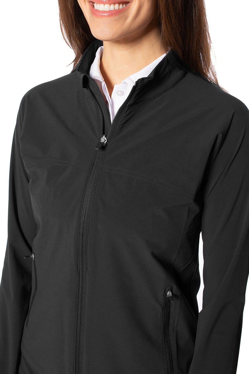 Black Be An Athlete Jacket - GolftiniTops