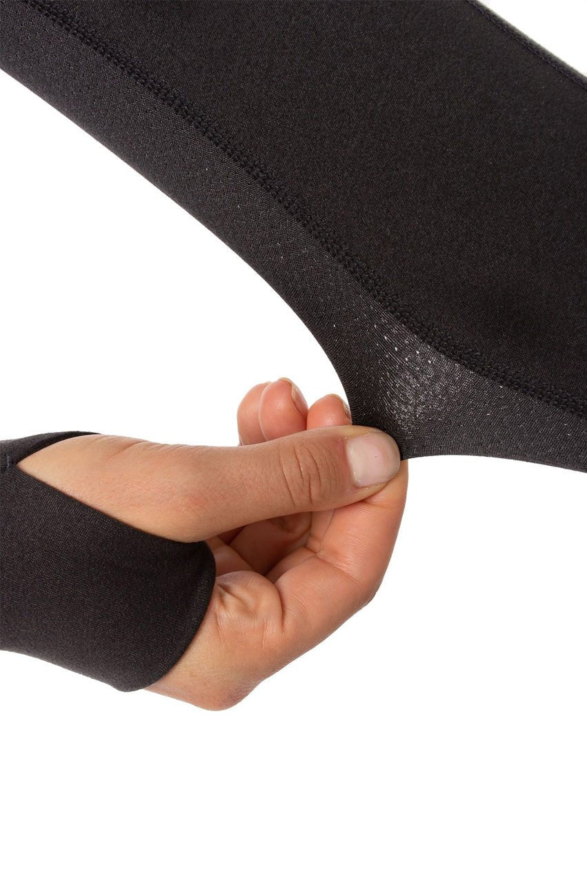 Black Contrast Quarter Zip Pullover - GolftiniTech Jackets