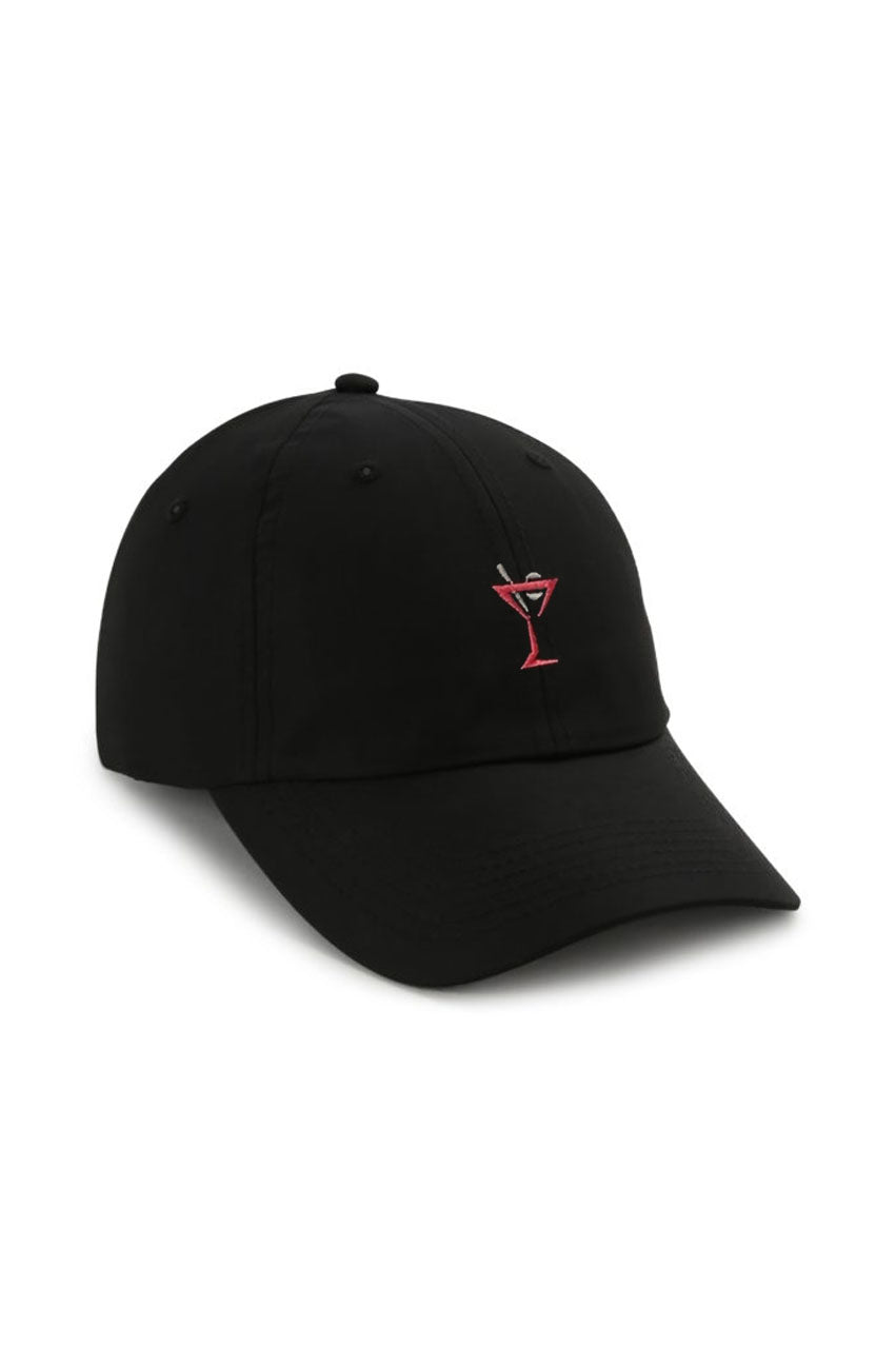 Black Small Fit Performance Hat - GolftiniHats &amp; Visors