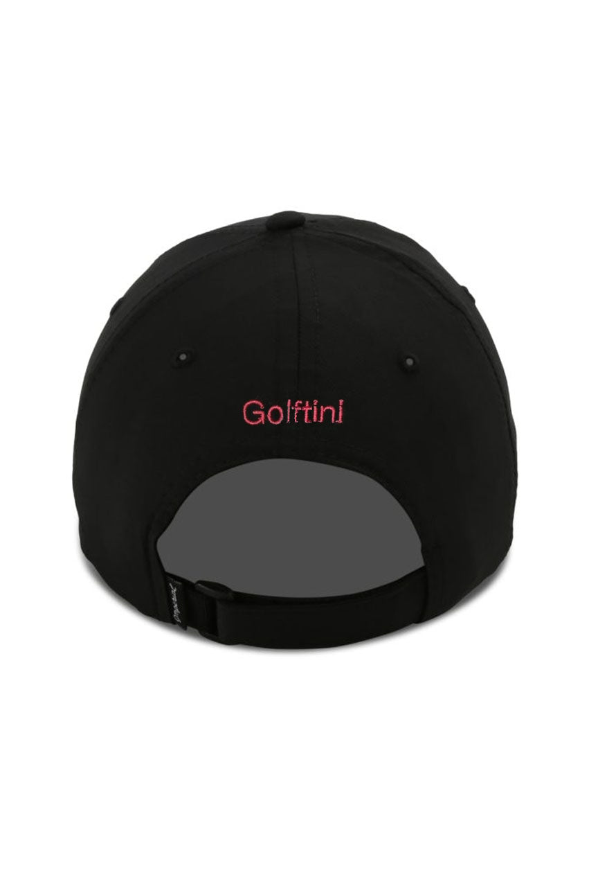 Black Small Fit Performance Hat - GolftiniHats & Visors