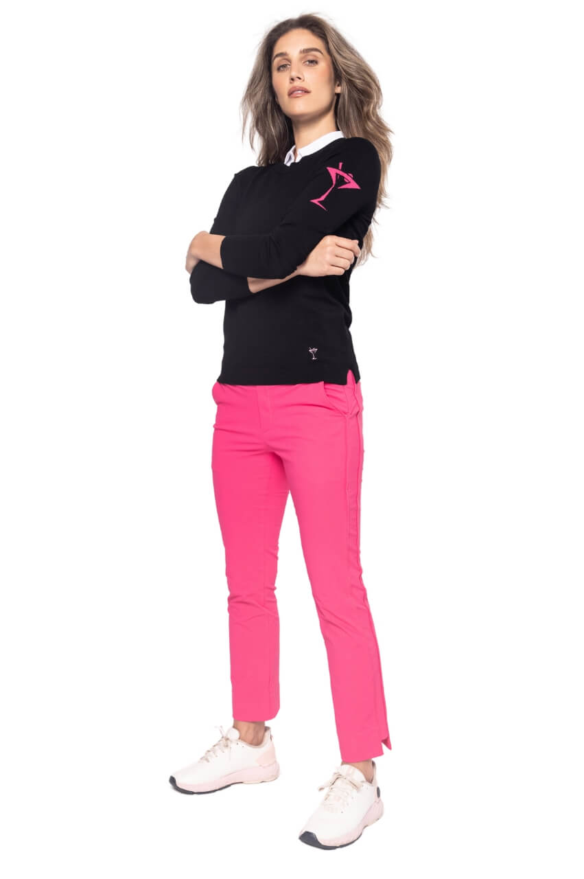 Black Stretch Ankle Pant - GolftiniPant