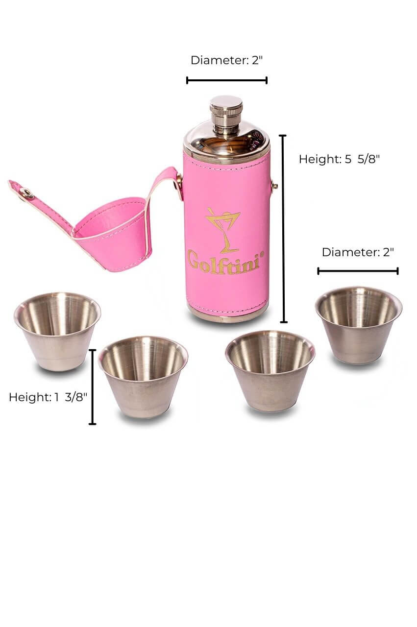 Golf Birdie Bottle Flask Set - GolftiniAccessories