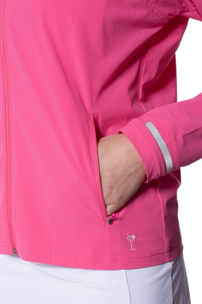 Hot Pink Be An Athlete Jacket - GolftiniTops