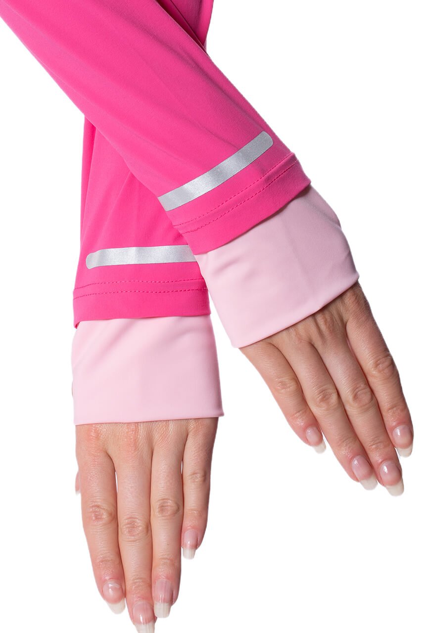 Hot Pink Be An Athlete Jacket - GolftiniTops