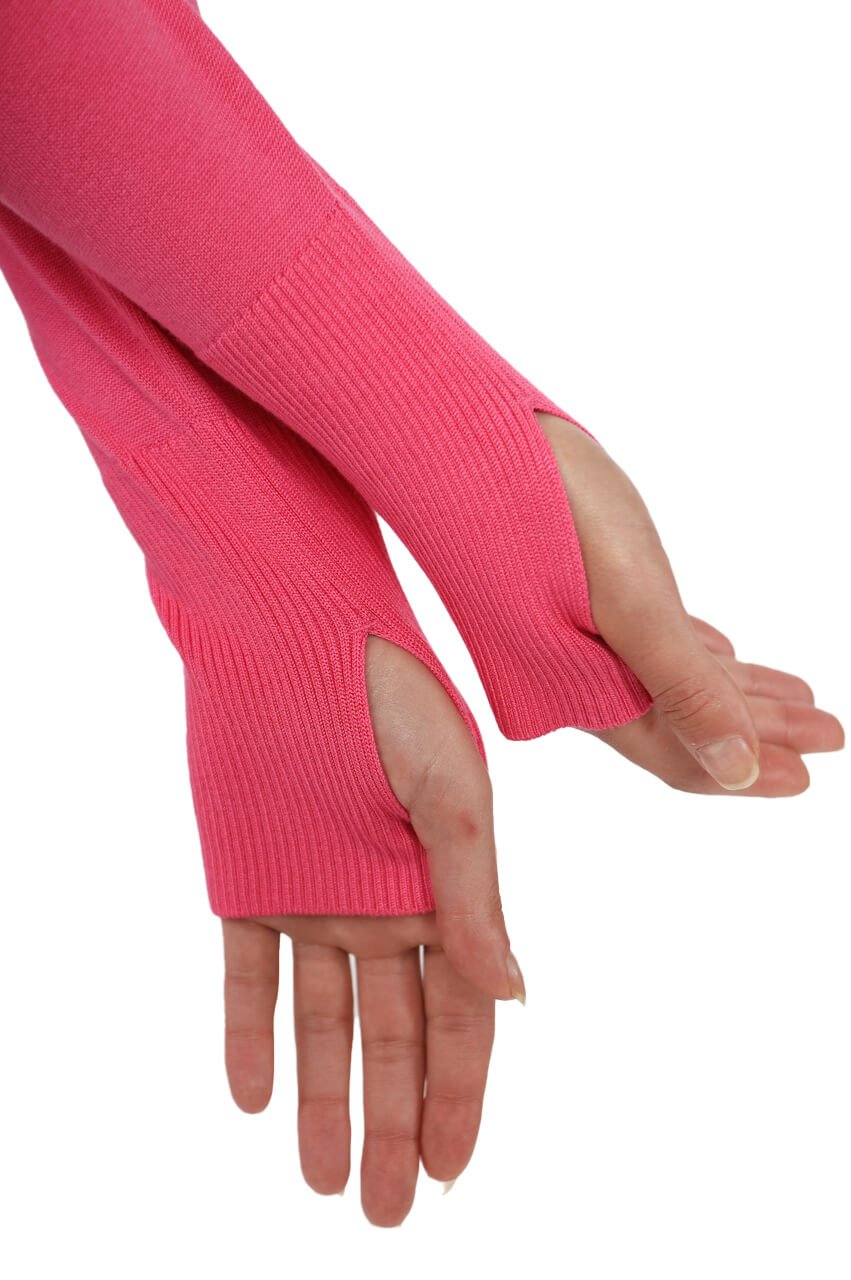 Hot Pink Relaxed Fit Sweater - GolftiniSweaters