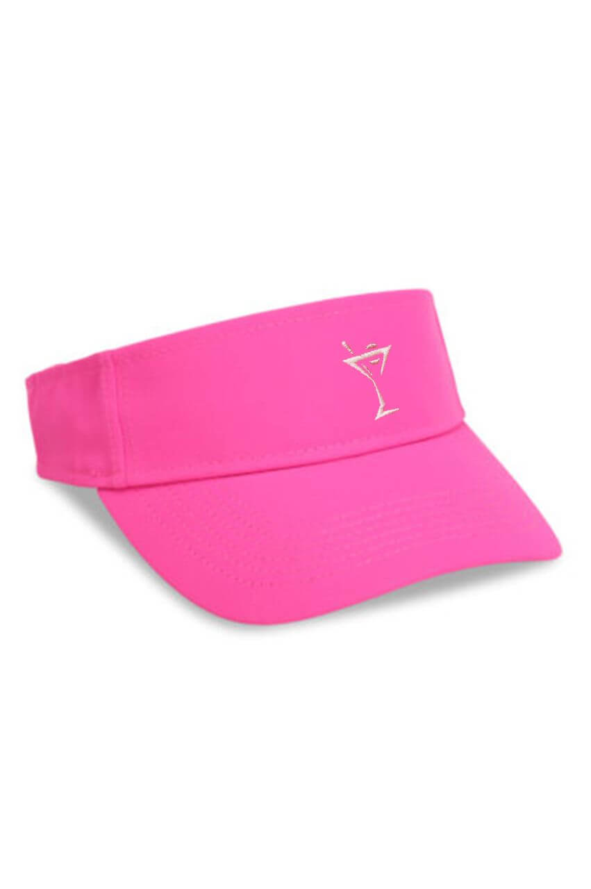 Hot Pink Small Fit Performance Visor - GolftiniHats & Visors