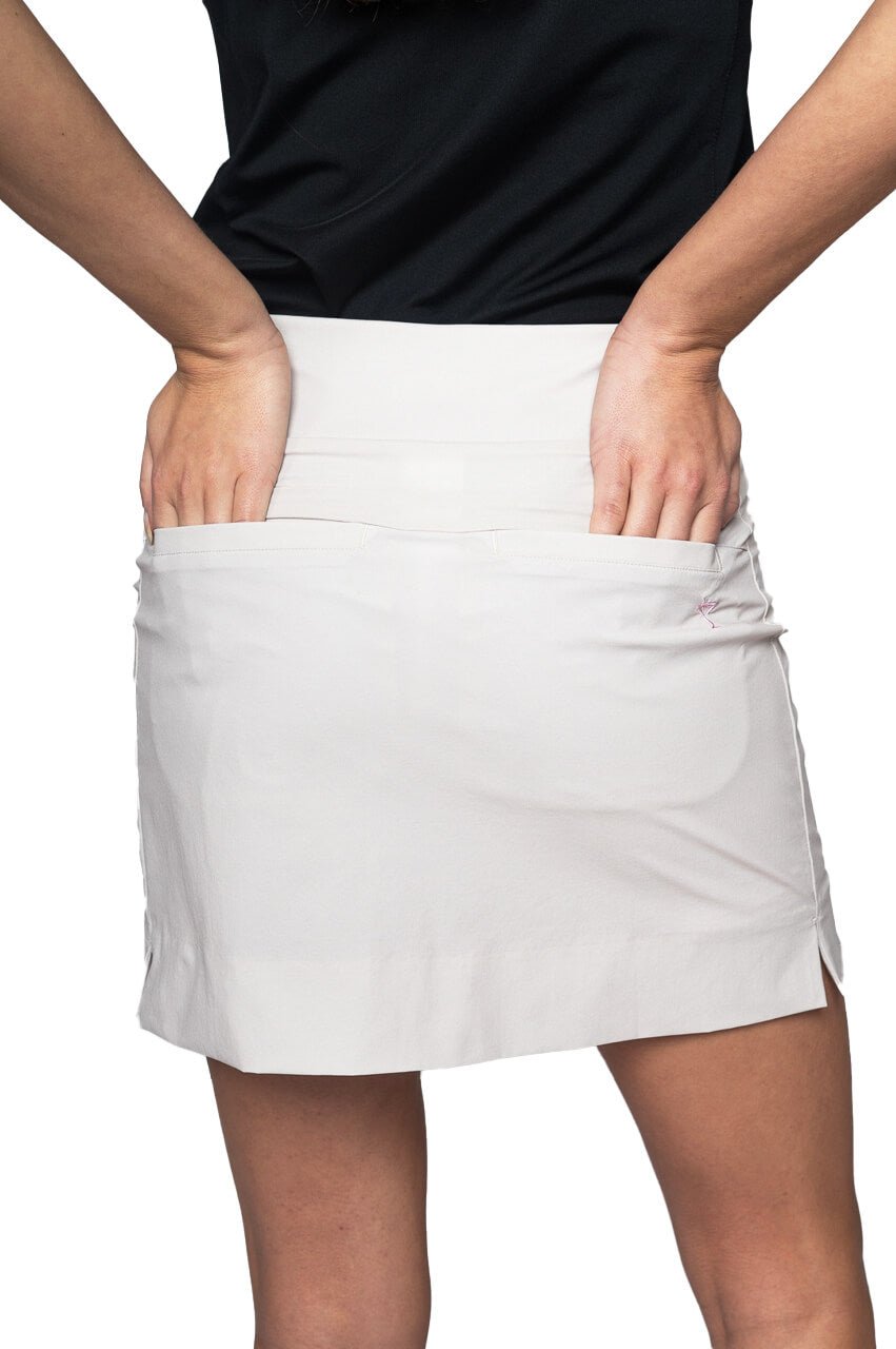 Khaki Be An Athlete Skort - GolftiniSkorts