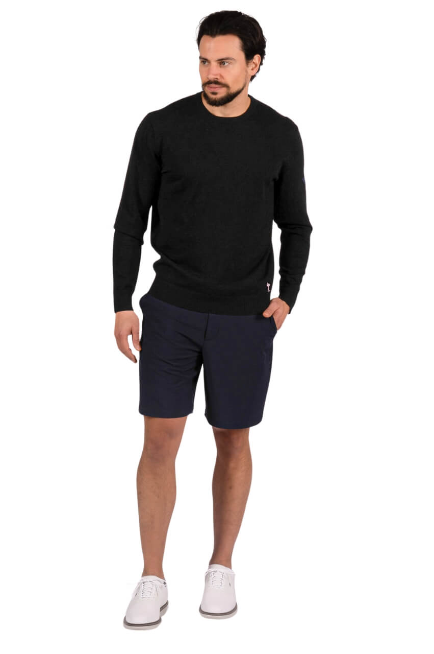 Men's Black Martini Crewneck Sweater - GolftiniMen's Tops