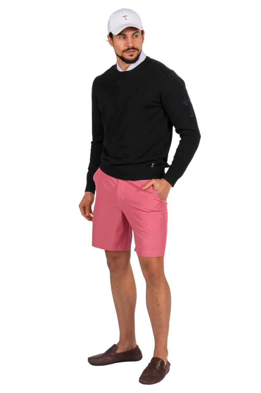 Men's Black Martini Crewneck Sweater - GolftiniMen's Tops
