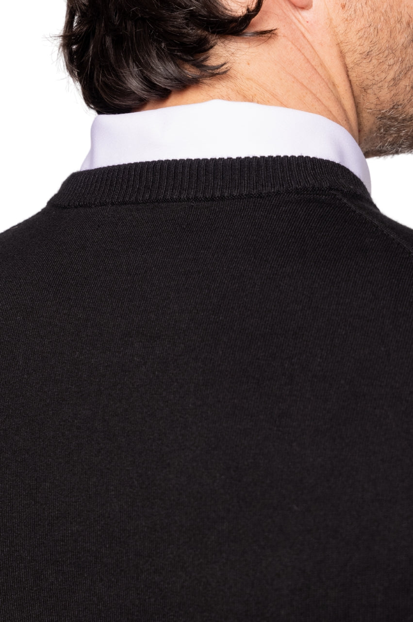 Men's Black Martini Crewneck Sweater - GolftiniMen's Tops