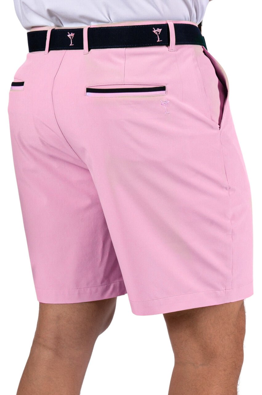 Men s Light Pink Performance Golf Shorts Golftini