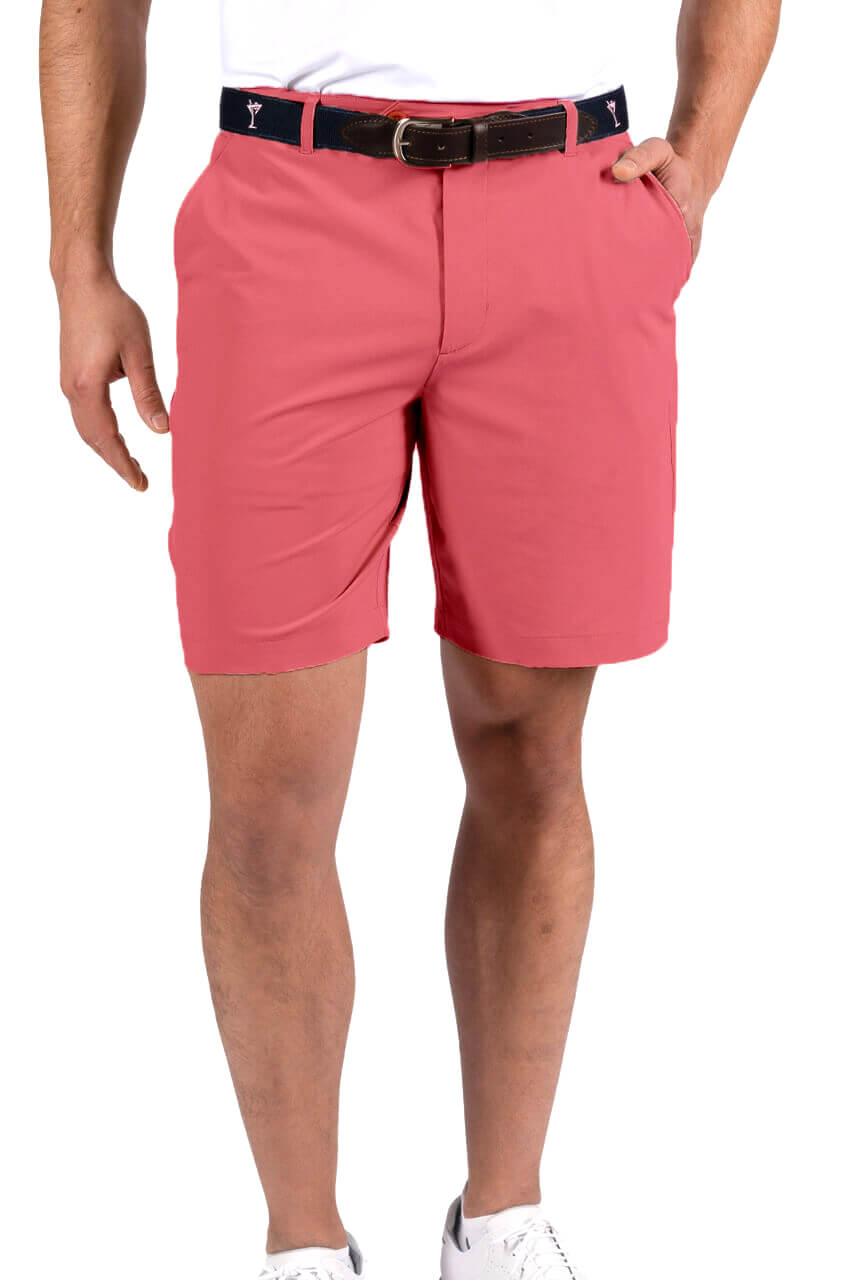 Men's Nantucket Pink Performance Short - GolftiniShorts