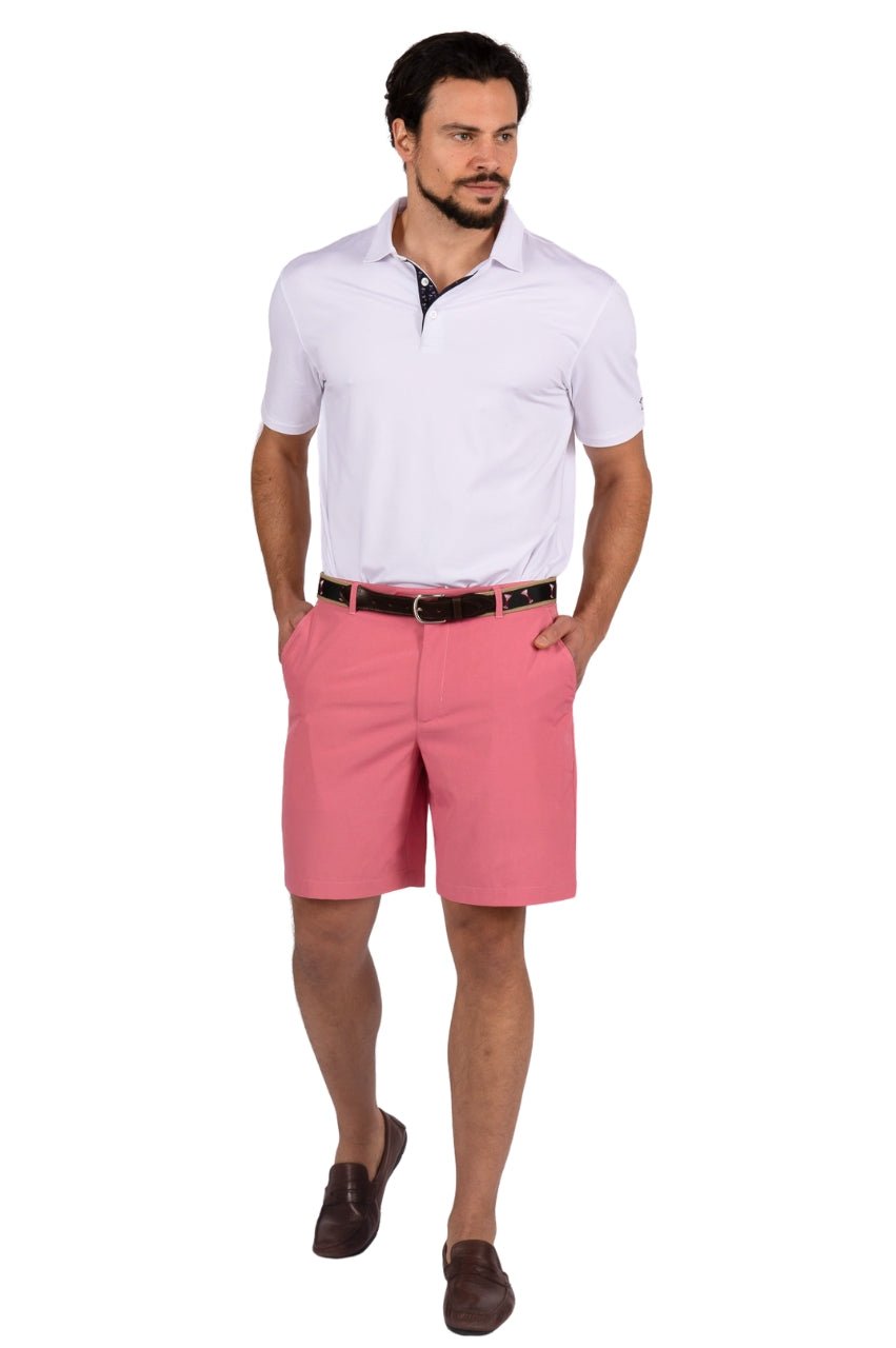 Men's Nantucket Pink Performance Short - GolftiniShorts