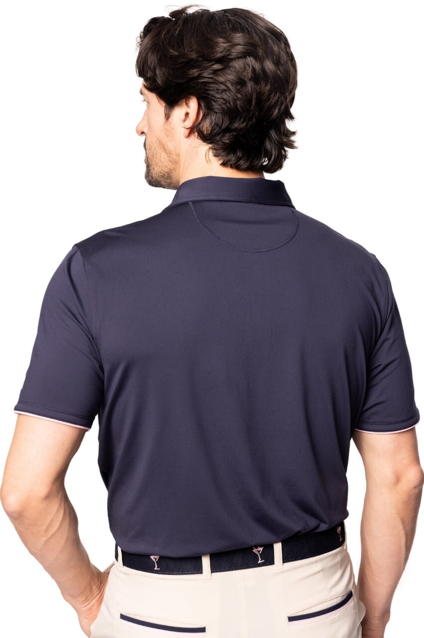 Men's Navy Sport Polo - GolftiniMen's Tops