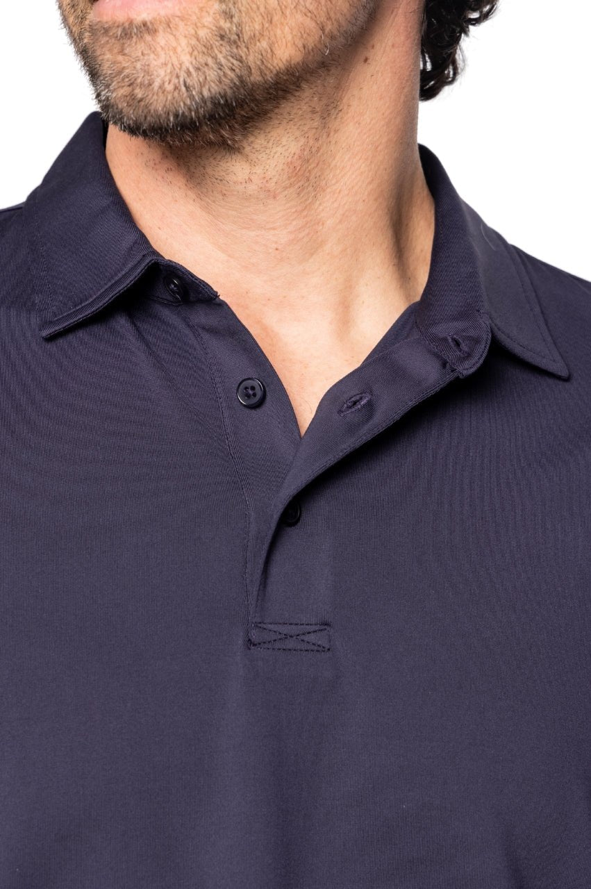 Men's Navy Sport Polo - GolftiniMen's Tops