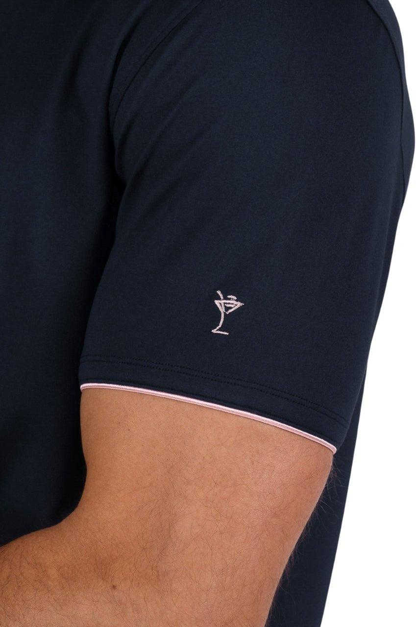 Men's Navy Sport Polo - GolftiniMen's Tops