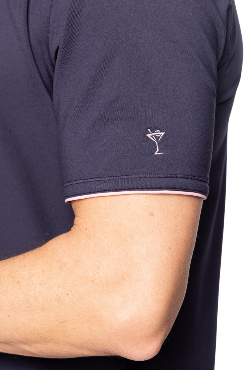 Men's Navy Sport Polo - GolftiniMen's Tops