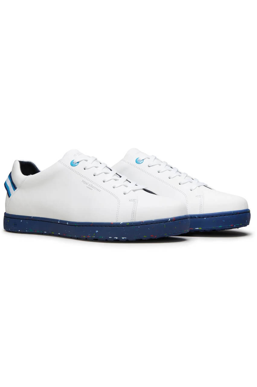 Men's Royal Albartross Golf Shoes | Finsbury White/Blue - GolftiniGolf Shoes