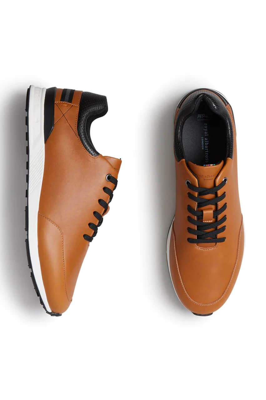Men's Royal Albartross Golf Shoes | Hoxton Mocha - GolftiniGolf Shoes