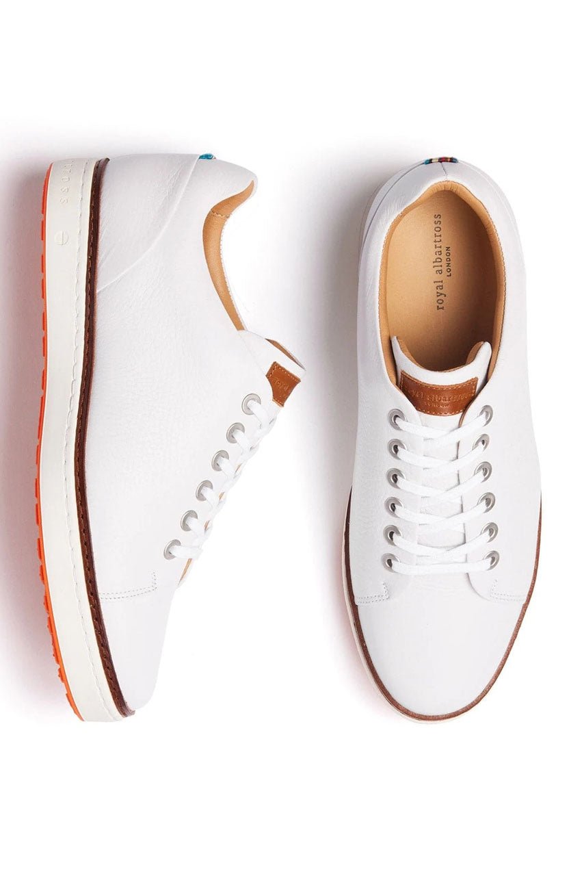 Men's Royal Albartross Golf Shoes | Pontiac V2 White - GolftiniGolf Shoes