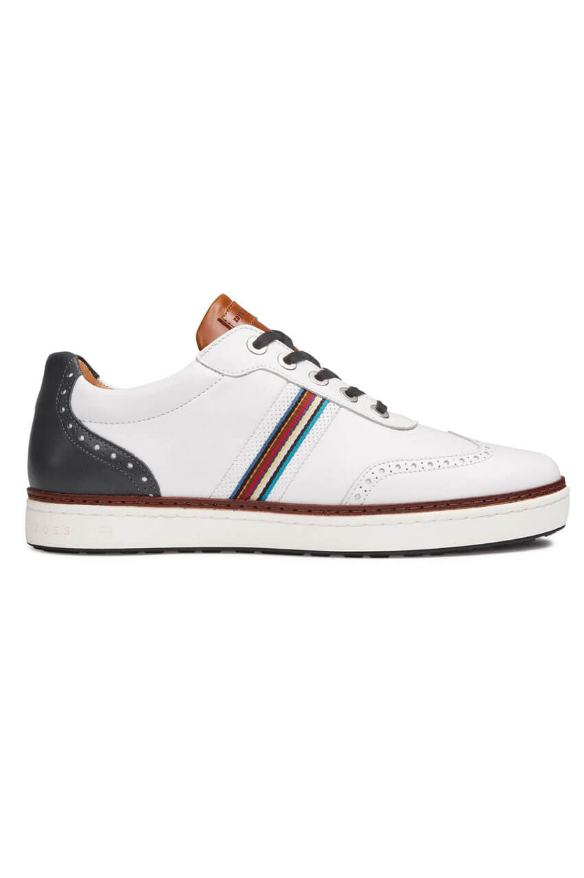 Men's Royal Albartross Golf Shoes | The Kingsman White/Carbon - GolftiniGolf Shoes