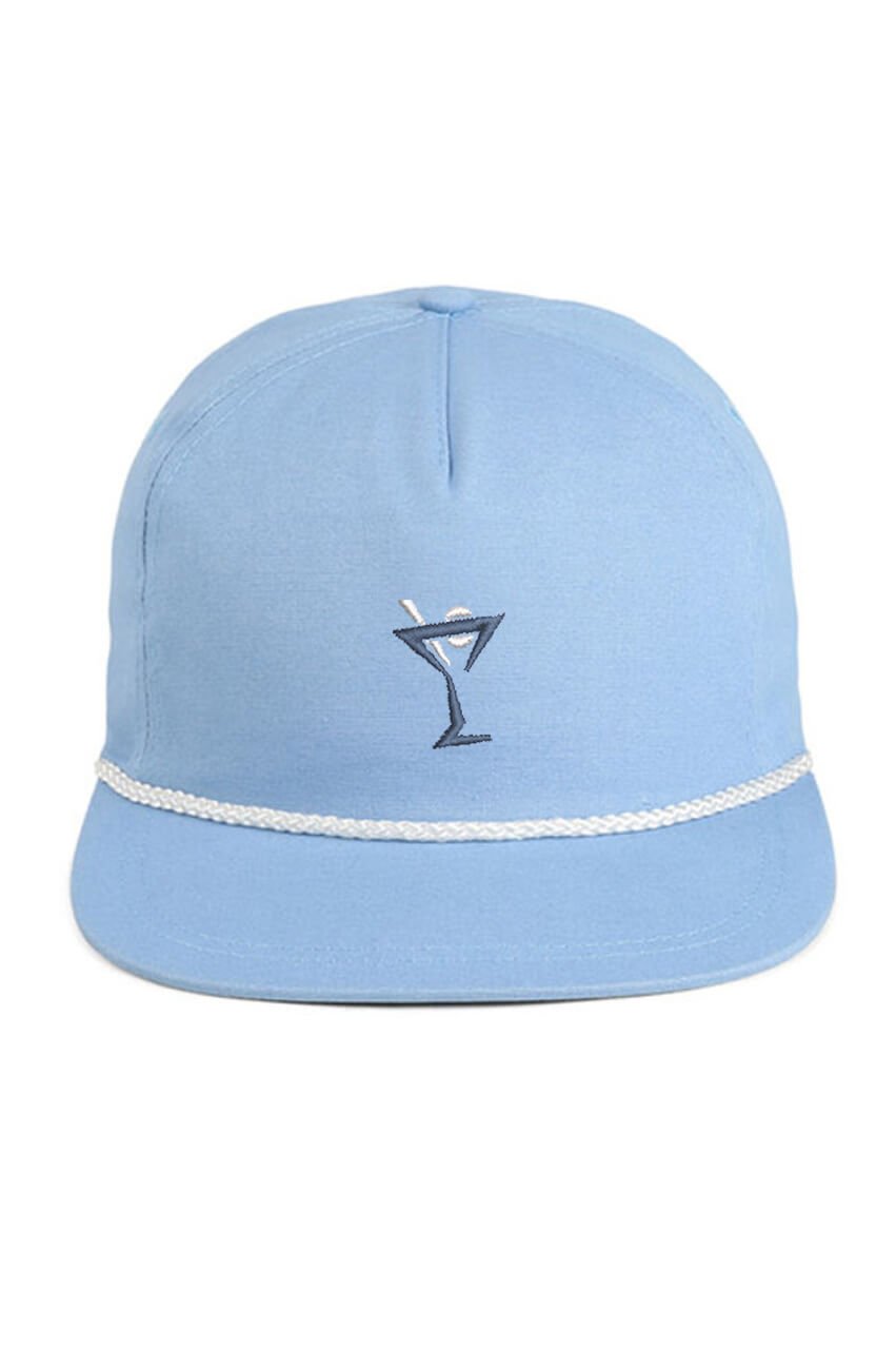 Men&#39;s Sky Blue Original Rope Hat - GolftiniMen&#39;s Headwear