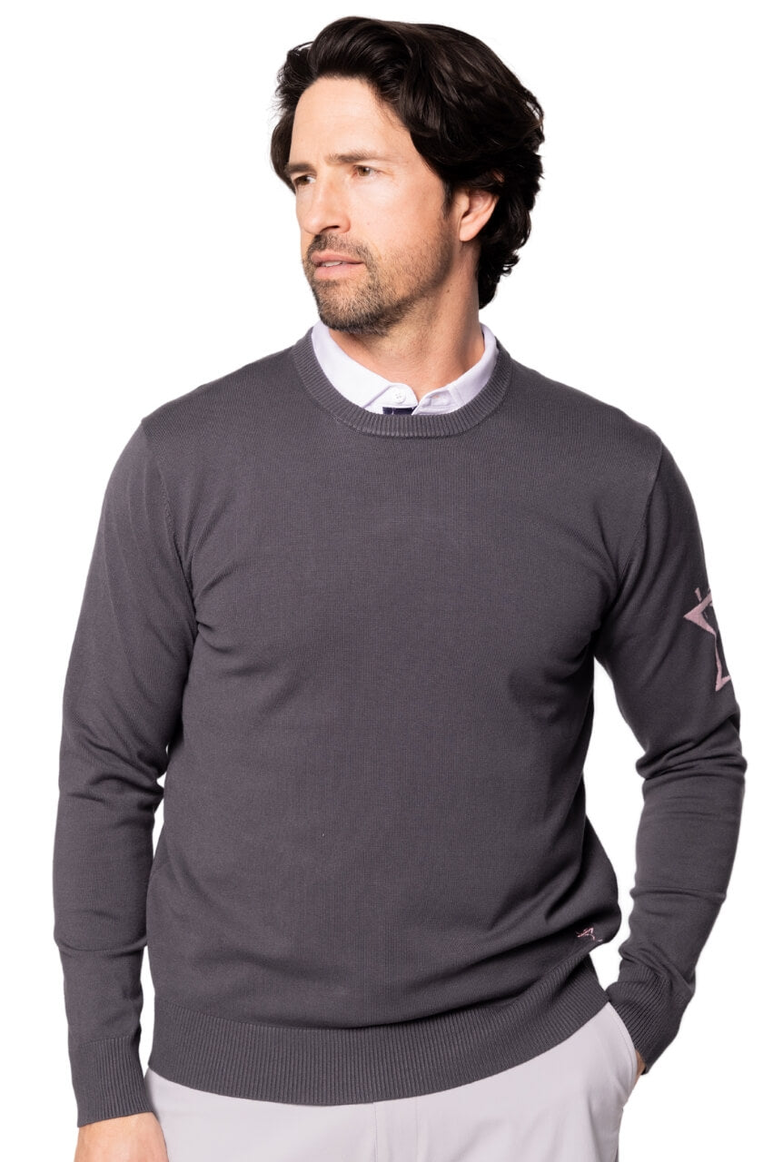 Men's Slate Martini Crewneck Sweater - GolftiniMen's Tops