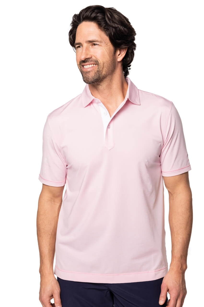 Men's Striped Performance Polo - GolftiniMen's Tops