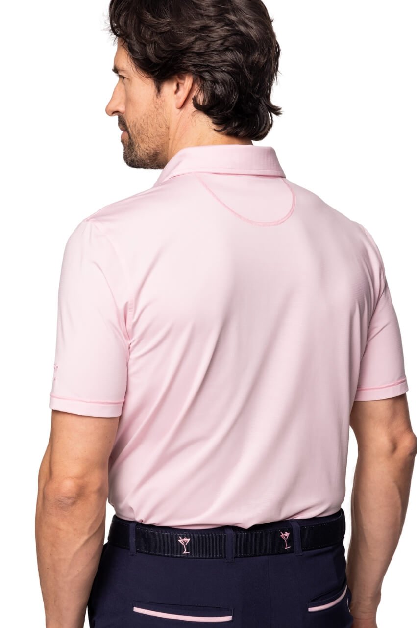 Men's Striped Performance Polo - GolftiniMen's Tops