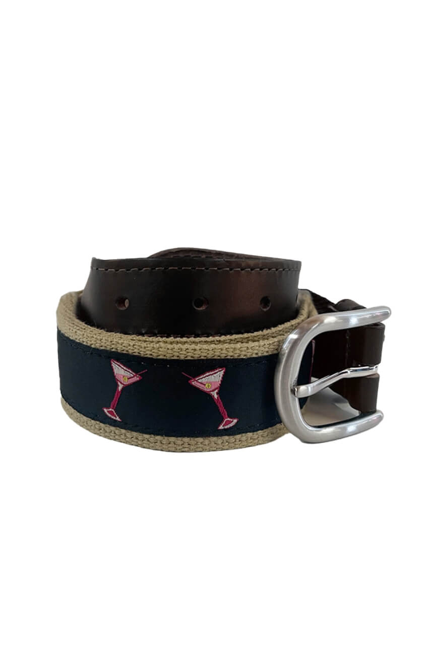 Men&#39;s Vintage Ribbon Belt - GolftiniAccessories