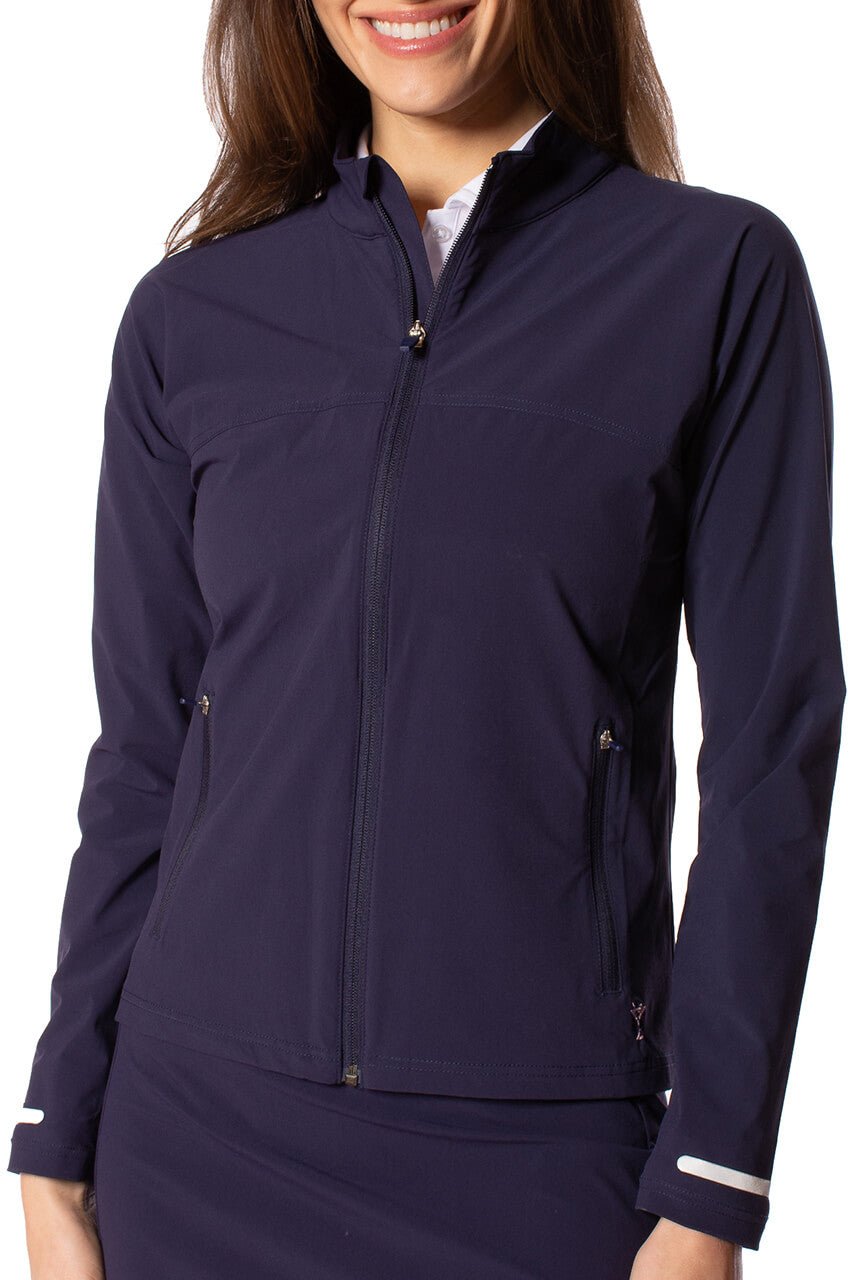 Navy Be An Athlete Jacket - GolftiniTops
