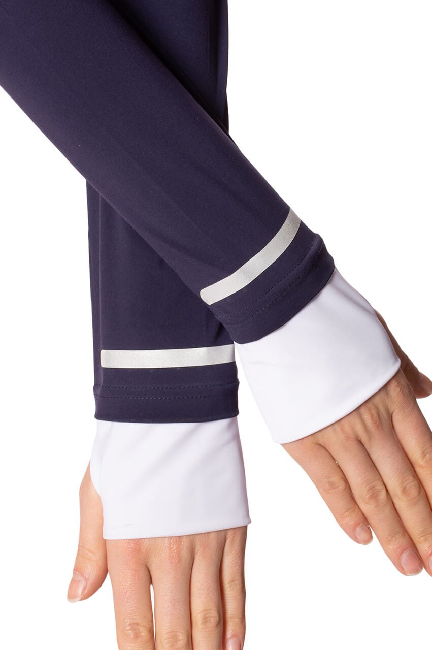 Navy Be An Athlete Jacket - GolftiniTops