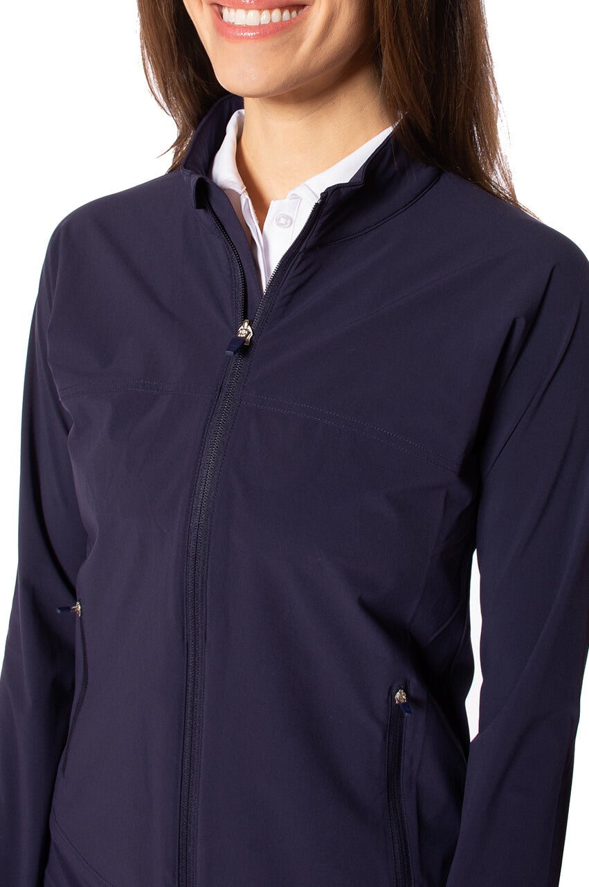 Navy Be An Athlete Jacket - GolftiniTops