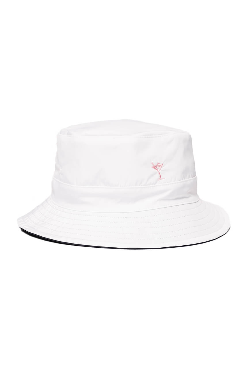 Navy/White Reversible Bucket Hat - GolftiniHats & Visors