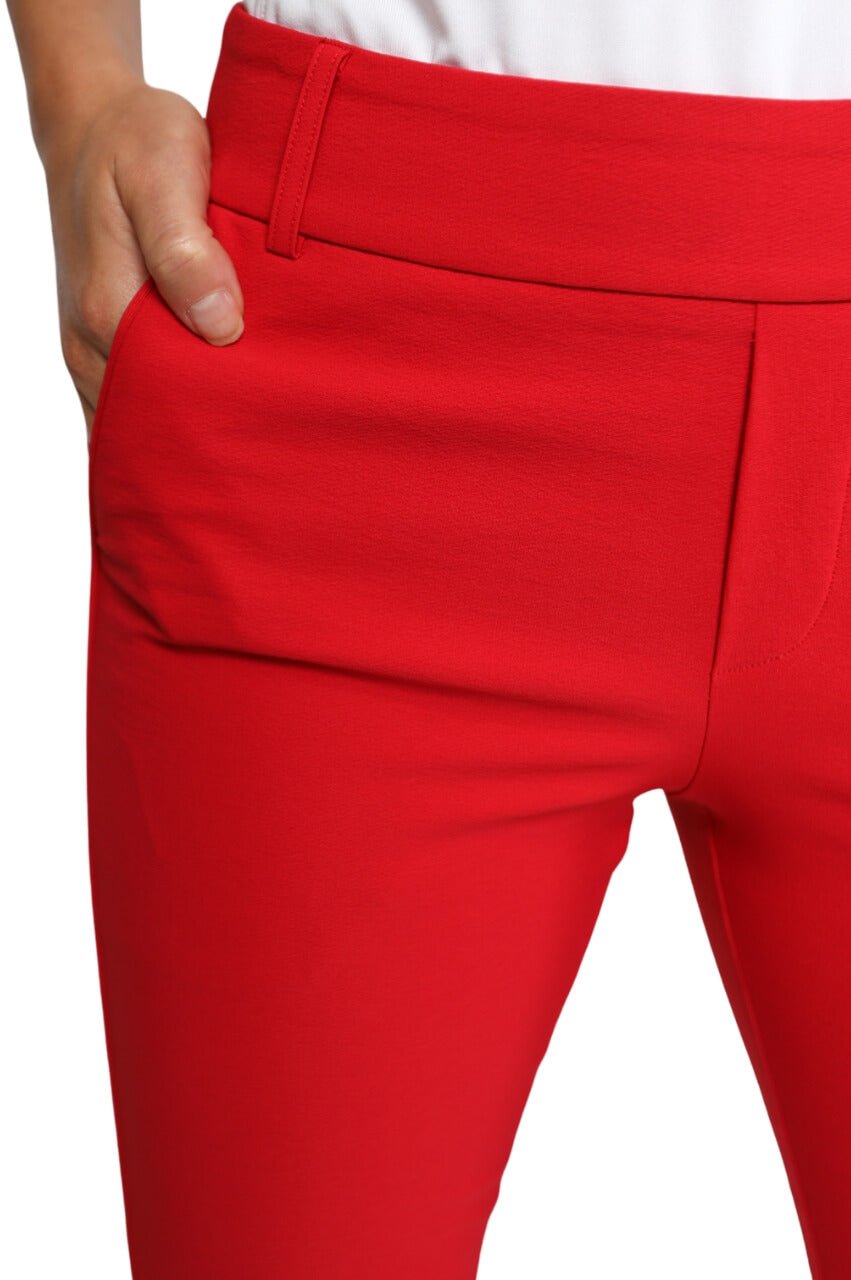 Red Stretch Ankle Pant - GolftiniPant