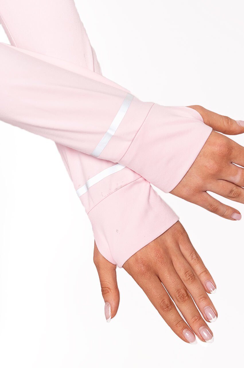 Rose Pink Fabulous Mock Pullover - GolftiniTops