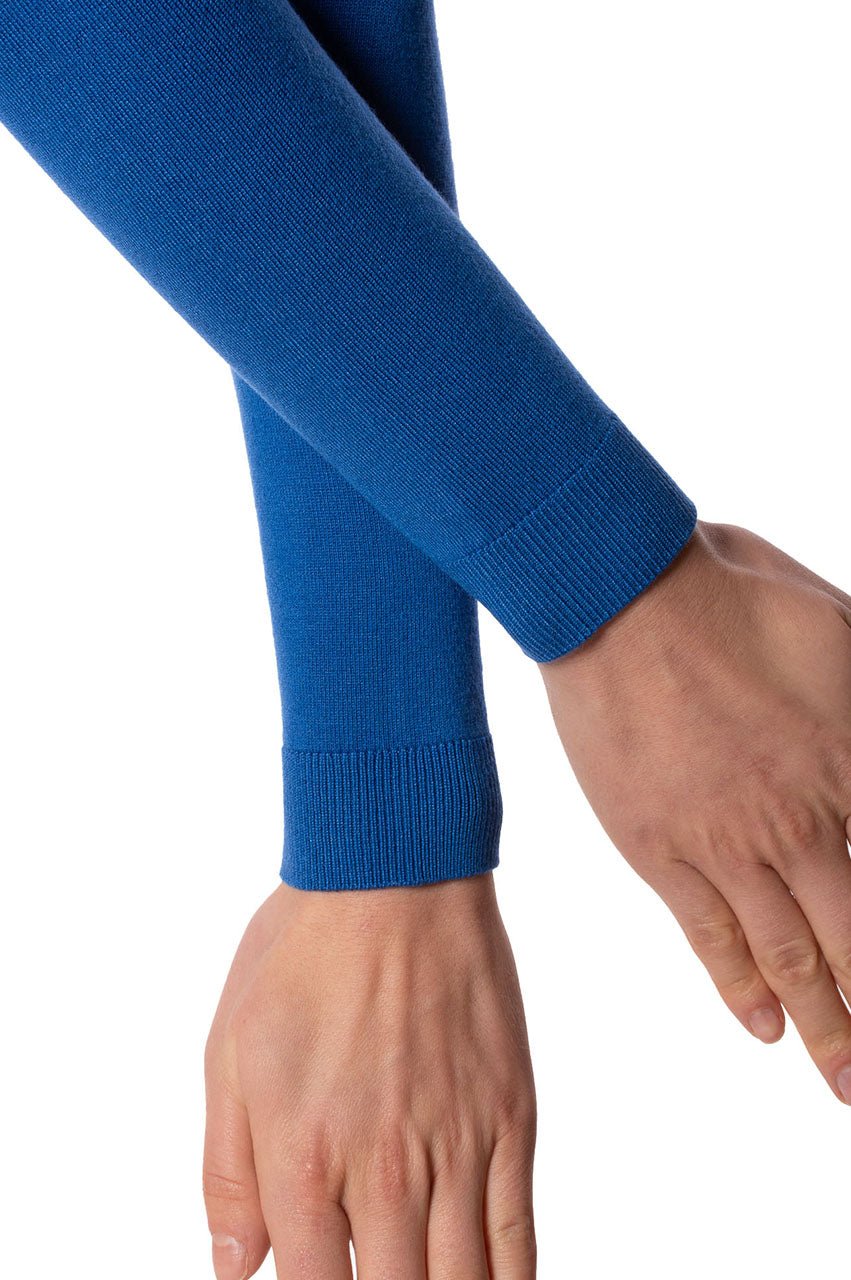 Royal Blue Stretch V - Neck Sweater - GolftiniSweaters