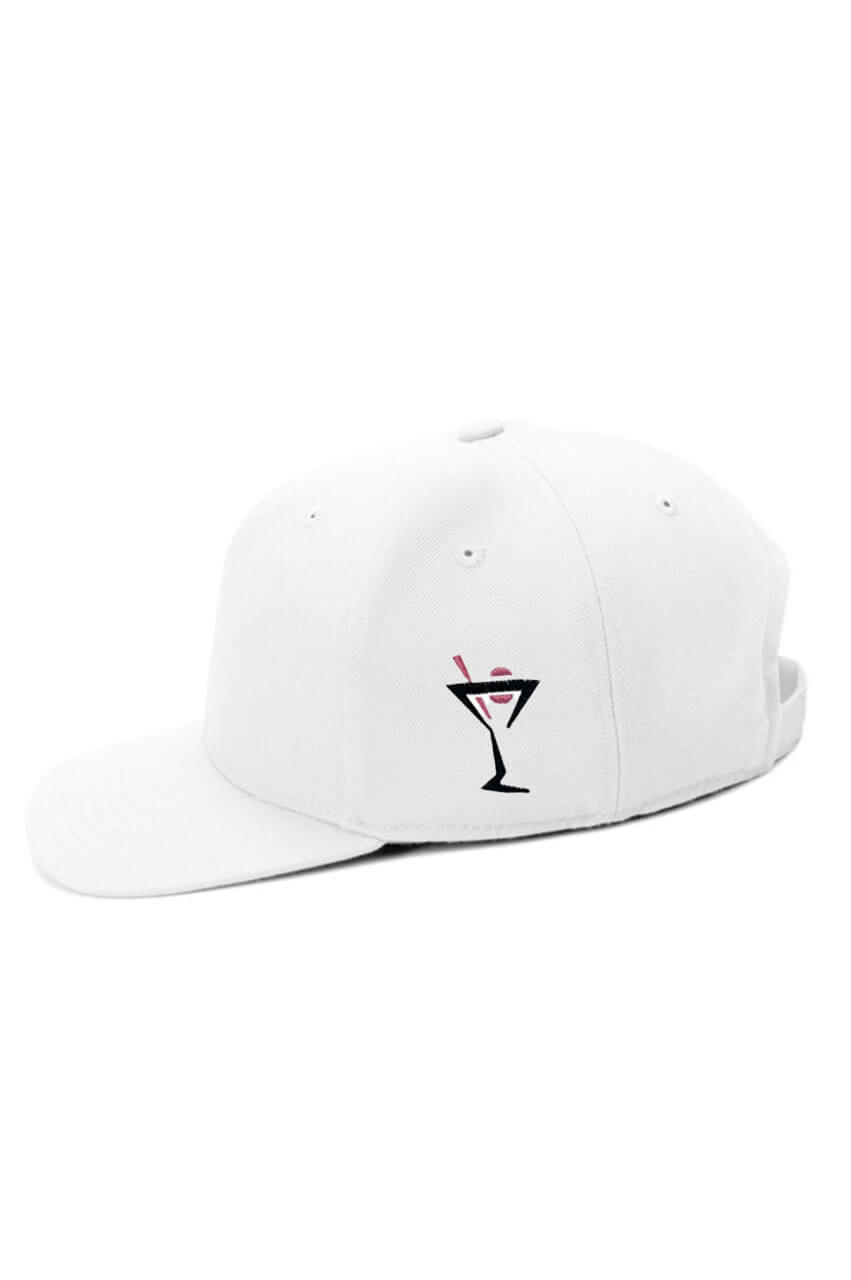 White AWARE Snapback Hat - GolftiniHats & Visors