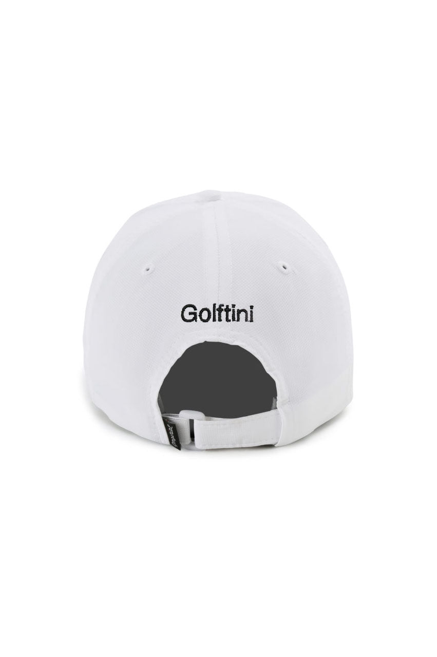 White Small Fit Performance Hat - GolftiniHats & Visors