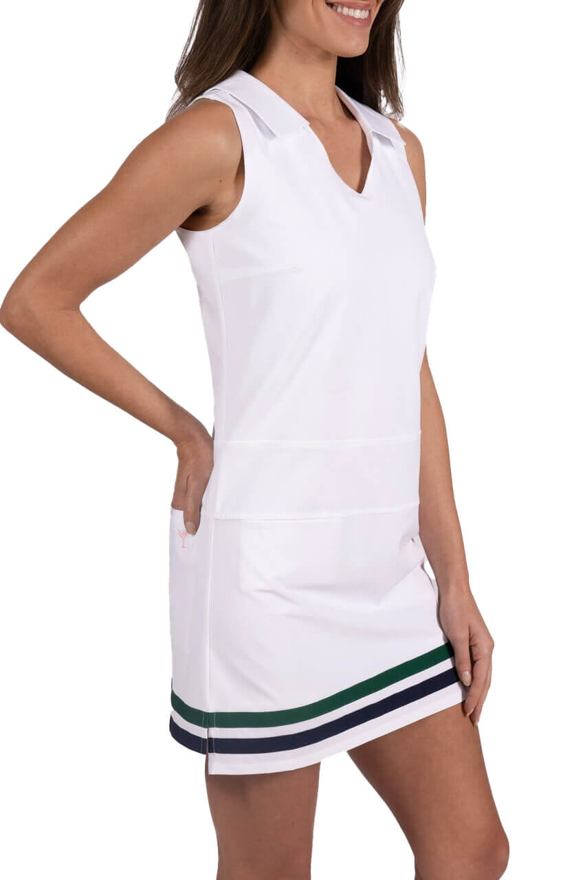 White Tini Time Dress - GolftiniDress