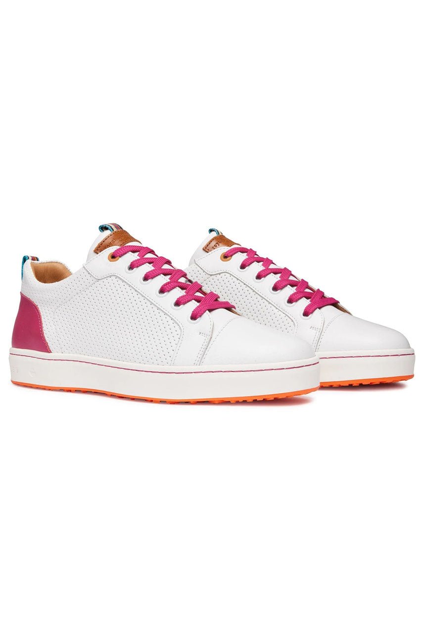 Women's Royal Albartross Golf Shoes | The Almafi White/Pink - GolftiniGolf Shoes