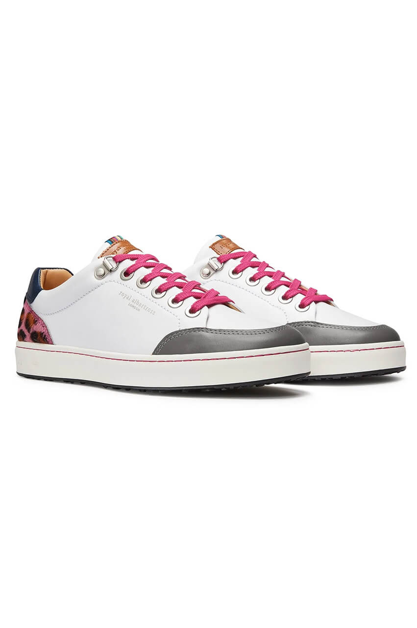 Women's Royal Albartross Golf Shoes | The Fieldfox Pink Leopard - GolftiniGolf Shoes