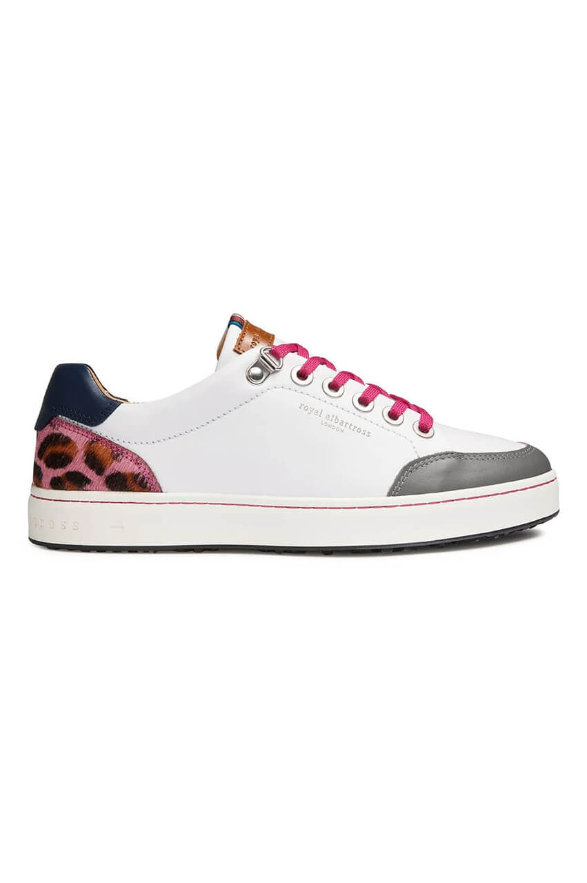 Women's Royal Albartross Golf Shoes | The Fieldfox Pink Leopard - GolftiniGolf Shoes