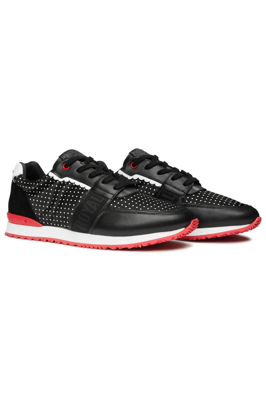 Women&#39;s Royal Albartross Golf Shoes | The Strider Luxe Jet Black - GolftiniGolf Shoes