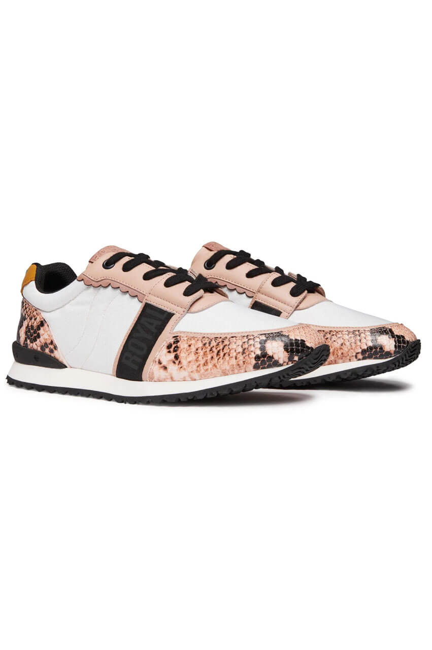 Women&#39;s Royal Albartross Golf Shoes | The Strider Luxe Nude Snake - GolftiniGolf Shoes