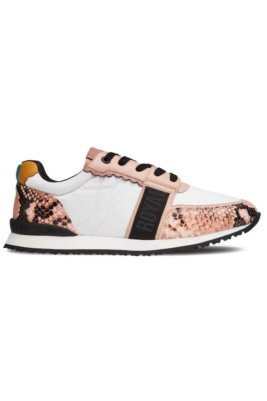 Women's Royal Albartross Golf Shoes | The Strider Luxe Nude Snake - GolftiniGolf Shoes