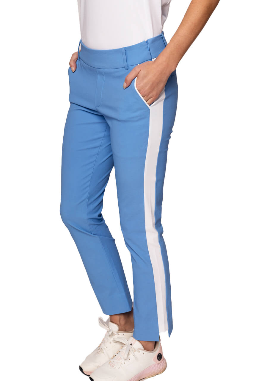 Zoo Blue Stretch Ankle Pant - GolftiniPant